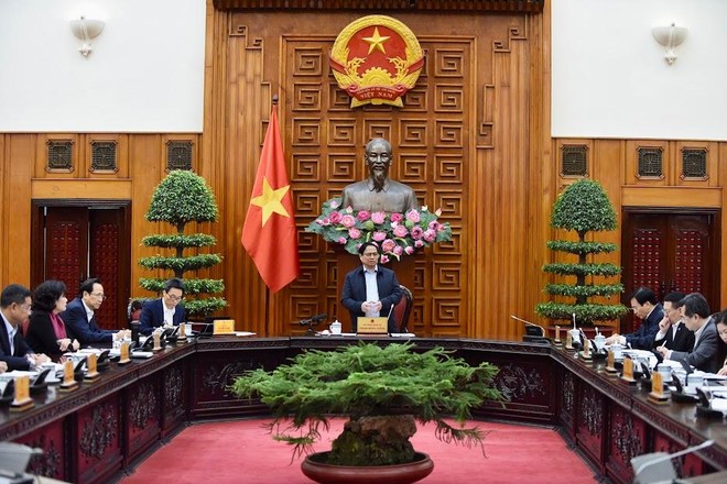 Thủ tướng Phạm Minh Chính chủ trì cuộc họp Thường trực Chính phủ ngày 6/12.