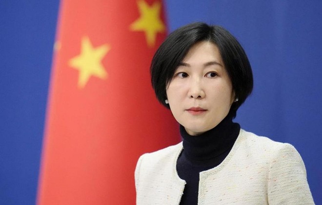 Phát ngôn viên Bộ Ngoại giao Trung Quốc Mao Ninh. Ảnh: Reuters