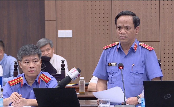 Đại diện Viện Kiểm sát đưa ra nhiều căn cứ buộc tội đối với bị cáo Hoàng Văn Hưng.