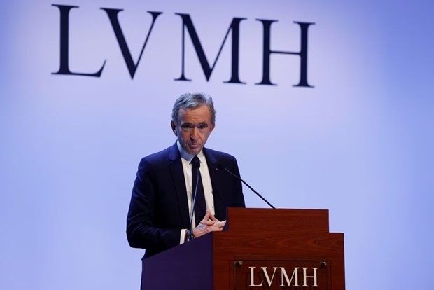 Tỷ phú người Pháp Bernard Arnault - giám đốc điều hành đế chế hàng xa xỉ LVMH. Ảnh: Reuters 