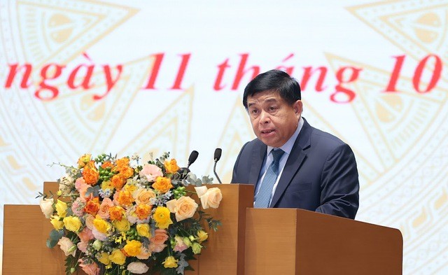 Bộ trưởng Bộ Kế hoạch và Đầu tư Nguyễn Chí Dũng. (Ảnh: Nhật Bắc)