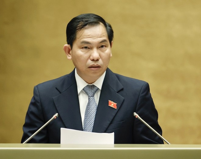 Chủ nhiệm Ủy ban Tài chính - Ngân sách của Quốc hội Lê Quang Mạnh. Ảnh: Duy Linh. 