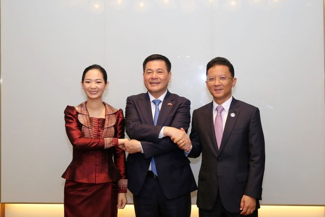 Bộ trưởng Nguyễn Hồng Diên tiếp Bộ trưởng Bộ Thương mại và Bộ trưởng Bộ Công nghiệp, Khoa học và Đổi mới Công nghệ Campuchia