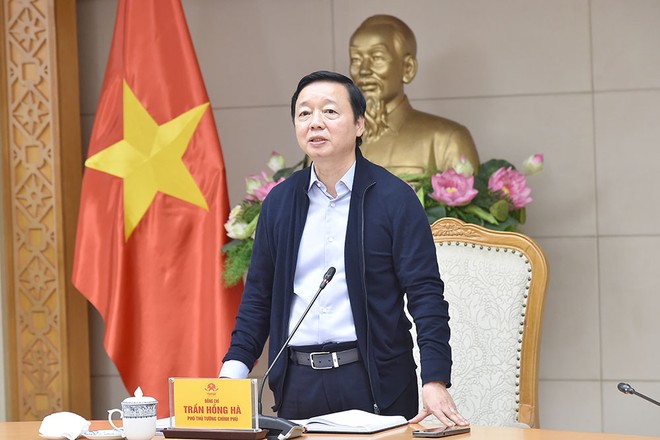 Phó thủ tướng Chính phủ Trần Hồng Hà chủ trì cuộc họp về kế hoạch triển khai thực hiện Luật Đất đai (sửa đổi).
