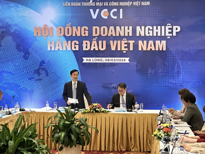 Cuộc họp đầu tiên của Hội đồng doanh nghiệp hàng đầu Việt Nam tại Hạ Long, sáng 8/3/2024