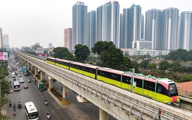 Dự kiến, ngày 26/4 sẽ hoàn thành chạy thử đoạn trên cao tuyến đường sắt đô thị đoạn Nhổn - ga Hà Nội.