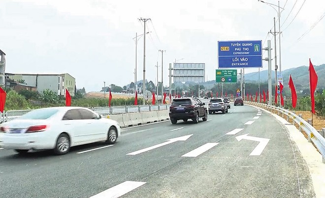 Tuyến đường cao tốc Tuyên Quang - Phú Thọ kết nối với cao tốc Nội Bài - Lào Cai