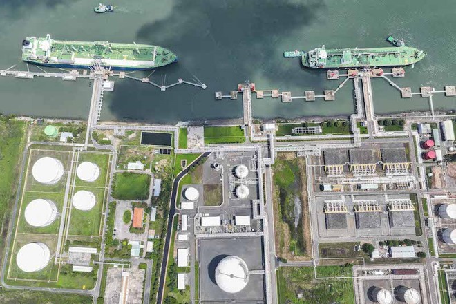 Kho cảng LNG Thị Vải được khánh thành hồi tháng 10/2023