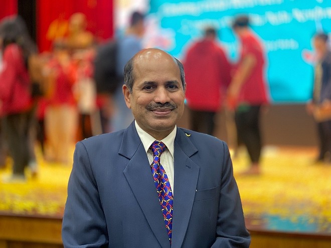 Ông Sandeep Arya, Đại sứ Ấn Độ tại Việt Nam. (Ảnh: Nguyễn Linh)