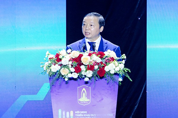 Phó thủ tướng Trần Hồng Hà phát biểu chỉ đạo tại hội nghị công bố quy hoạch tỉnh Bà Rịa- Vũng Tàu thời kỳ 2021-2030