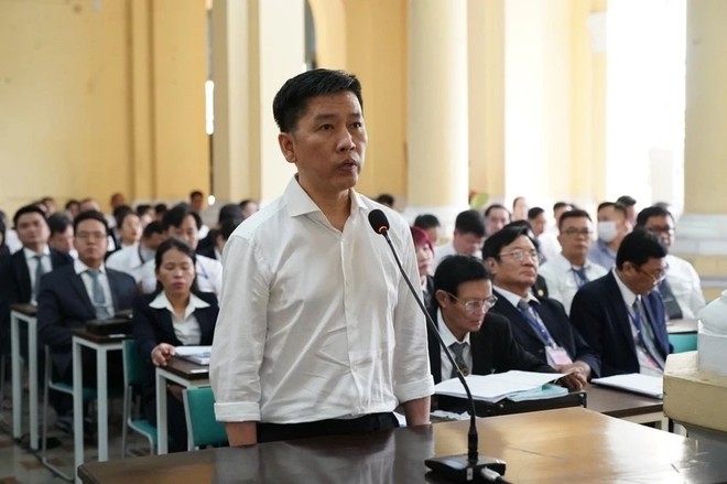 Bị cáo Võ Tấn Hoàng Văn, nguyên Tổng Giám đốc Ngân hàng SCB.