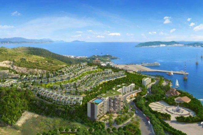 Phối cảnh dự án khu biệt thự biển và dịch vụ du lịch Anh Nguyễn tại Nha Trang - Khánh Hòa