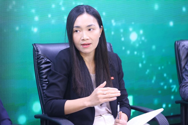 Bà Phạm Huyền Trang, Giám đốc Phân tích Cổ phiếu, SSI Research (Ảnh: Dũng Minh). 