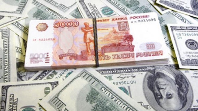 Đồng Rúp Nga tiếp tục mất giá kỷ lục