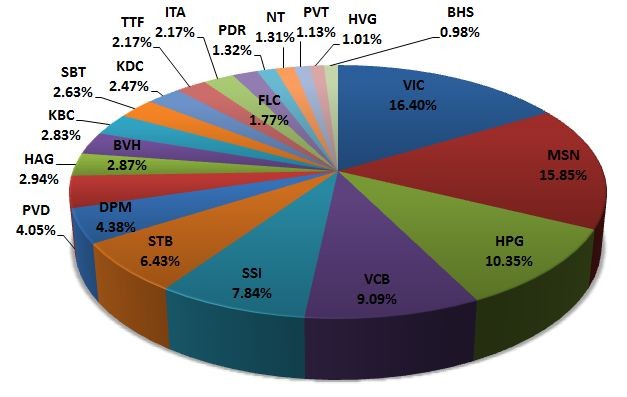 HNG, ASM, HHS, PGD và HQC được thêm mới vào rổ FTSE Vietnam Index