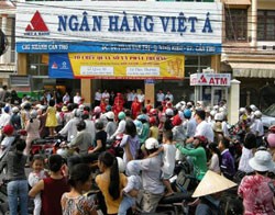 Ngân hàng Việt Á chi nhánh Cần Thơ nơi ông Tám vừa bị tạm đình chỉ chức Giám đốc