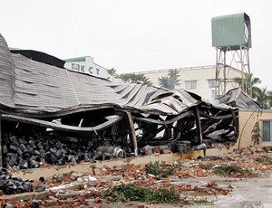 Nhà xưởng của Nishu Nam Hà sau vụ cháy