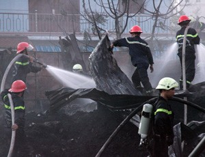 Cháy lớn ở Công ty Tân Tiến