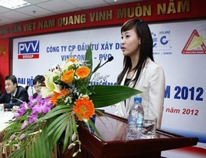 Hồi tháng 4/2012, Đại hội cổ đông PVV đã bầu bà Hương làm thành viên Hội đồng Quản trị và sau đó được bầu làm Chủ tịch PVV