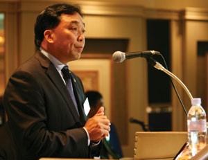 Ông Nguyễn Anh Tuấn, Chủ tịch HĐQT PVI Holdings tại “Hội thảo đầu tư và bảo hiểm tại Việt Nam” vừa diễn ra tại Tokyo (Nhật Bản)