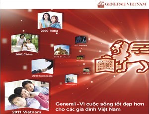 Generali Việt Nam bảo hiểm cho 38 bệnh hiểm nghèo