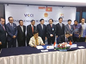 Các nhà lãnh đạo Việt Nam và Indonesia chứng kiến lễ ký kết hợp tác giữa Viglacera và PT Arwana Citramulia Tbk