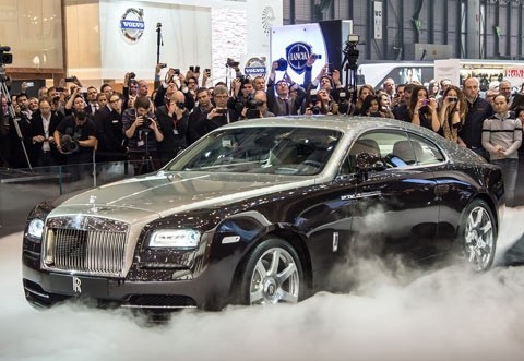 Mẫu xe mới nhất của Rolls-Royce, Wraith sẽ sớm về Việt Nam.