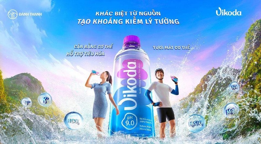 Tập đoàn F.I.T đang đầu tư mạnh vào sản phẩm nước khoáng đóng chai thương hiệu Vikoda.