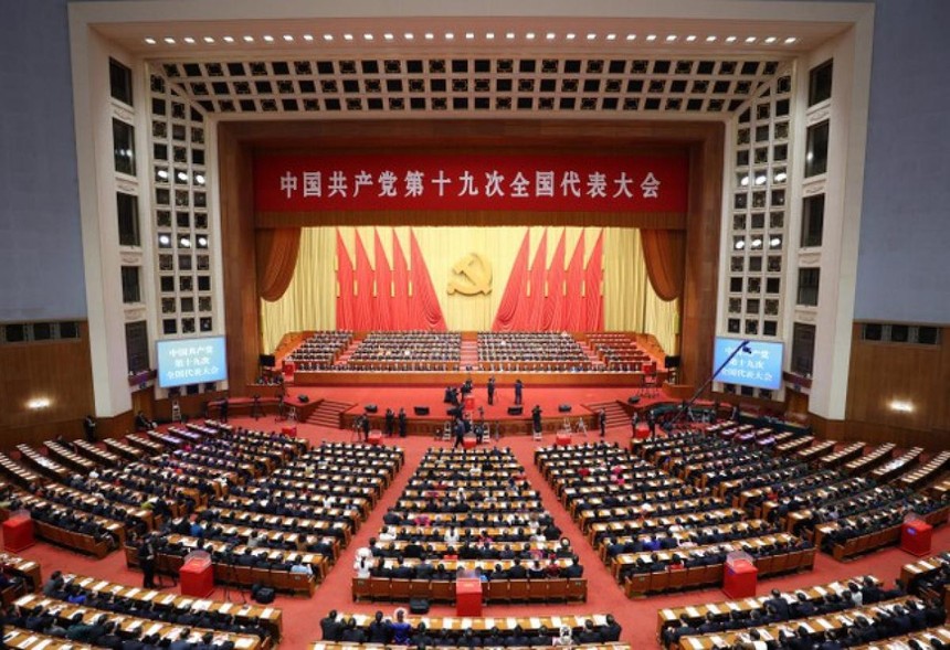 Đại hội đảng Cộng sản Trung Quốc lần thứ XIX. Ảnh: Tân Hoa xã.