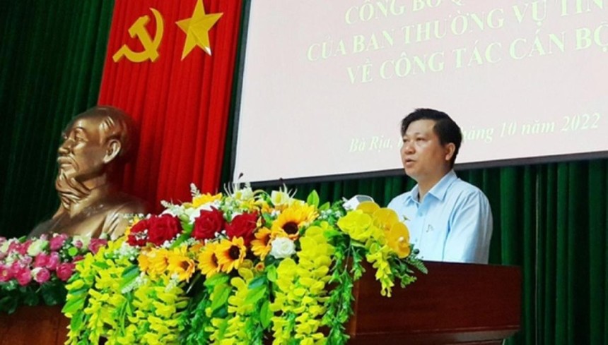 Ông Trần Văn Tuấn được phân công giữ chức vụ Bí thư Thành ủy Bà Rịa nhiệm kỳ 2021-2026. (Ảnh: Báo Chính phủ)