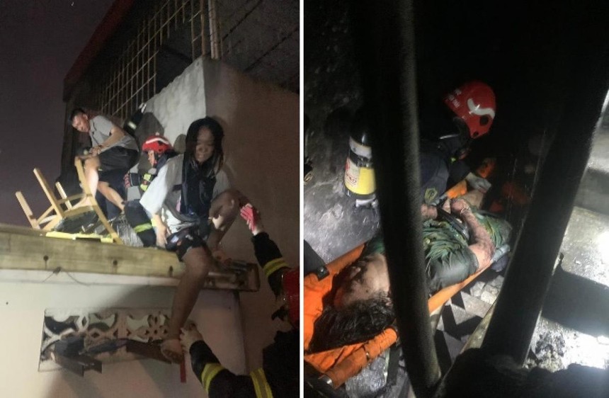 Hà Nội: Phá cửa sân thượng, giải cứu 11 người khỏi đám cháy