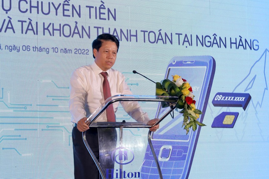 Phó Thống đốc NHNN Việt Nam Phạm Tiến Dũng phát biểu tại sự kiện
