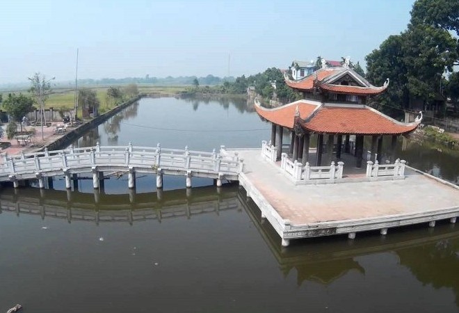 Đền Hát Môn nằm tại huyện Phúc Thọ (Ảnh: Internet)