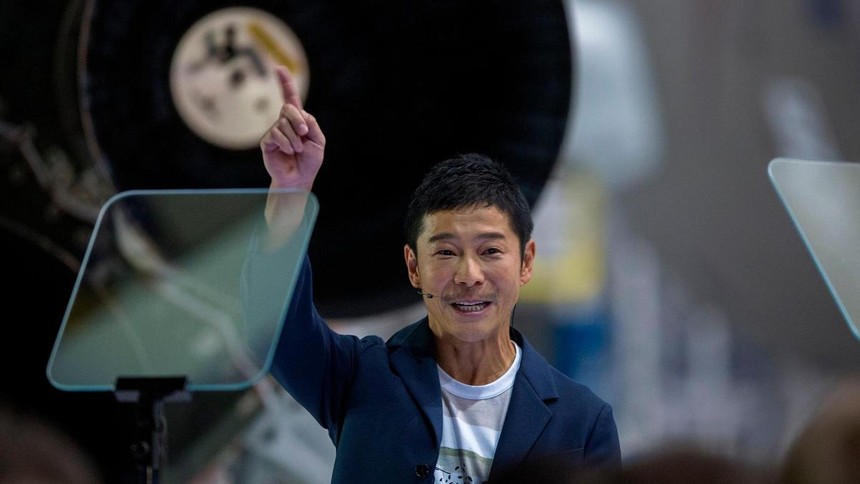 Tỷ phú Nhật Bản Yusuke Maezawa. Ảnh: AFP