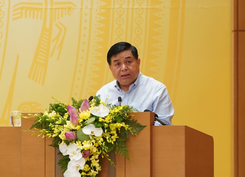 Bộ trưởng Kế hoạch và Đầu tư Nguyễn Chí Dũng. Ảnh: VGP