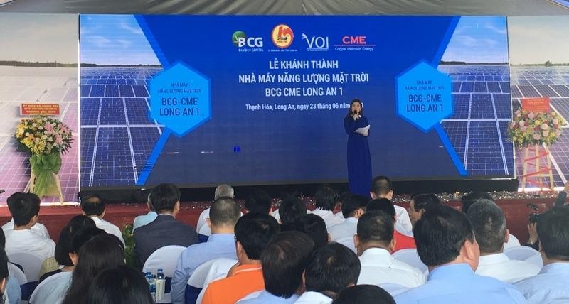 Bamboo Capital (BCG) khánh thành nhà máy điện mặt trời tại Long An