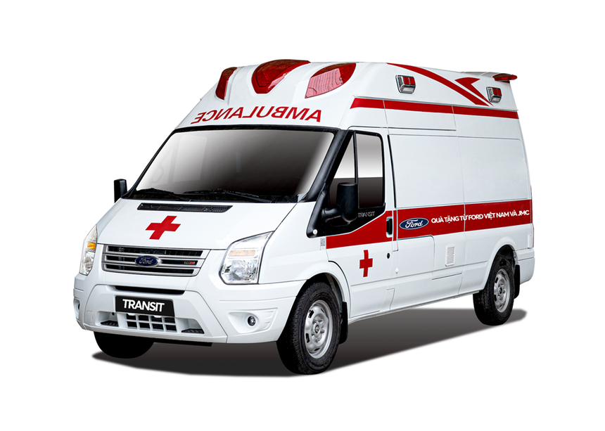 Ford tặng xe Transit cứu thương áp lực âm cho Bệnh viện Bệnh Nhiệt đới Trung ương