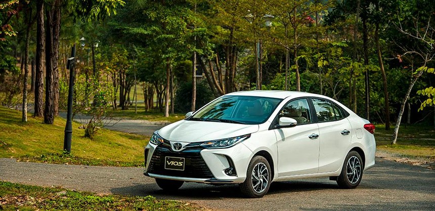Toyota Vios đứng ở vị trí thứ hai với doanh số 2.014 xe (ảnh minh họa)
