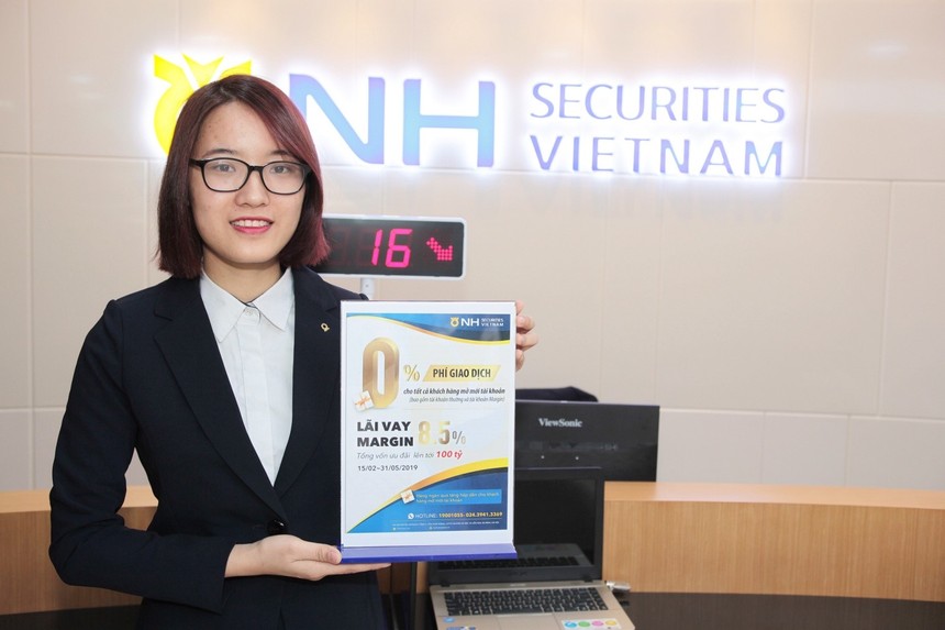 Chứng khoán NH Việt Nam (NHSV) miễn phí hoàn toàn phí giao dịch chứng khoán