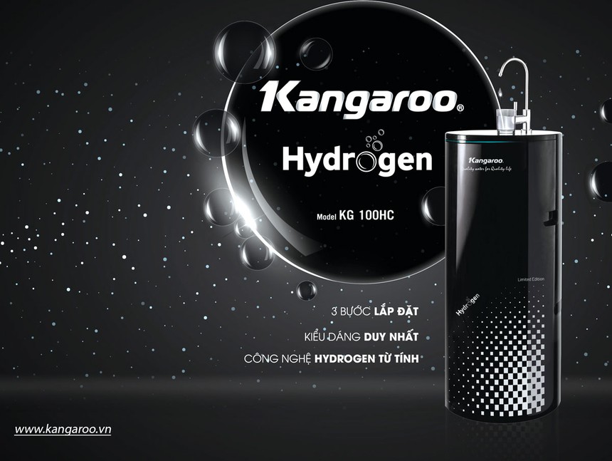 Kangaroo, ra mắt máy lọc nước Hydrogen từ tính đầu tiên tại Việt Nam