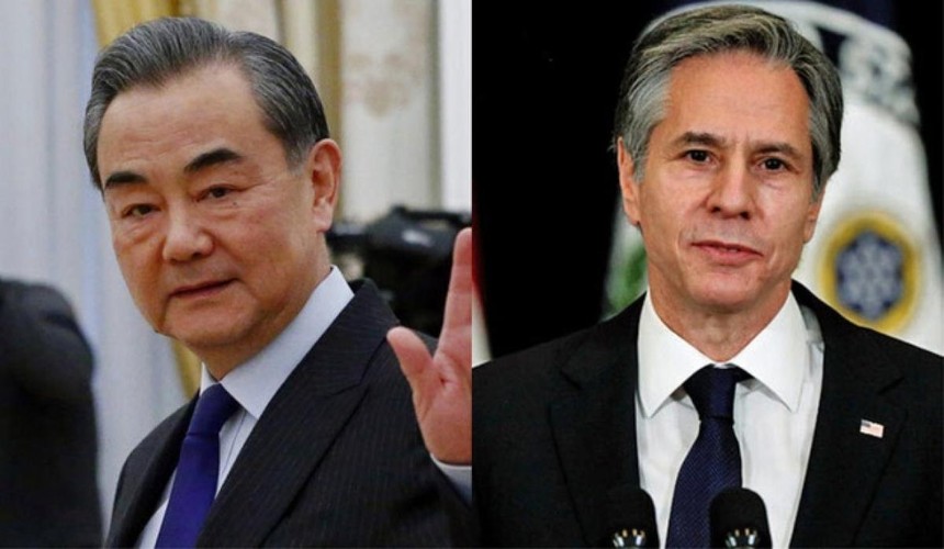 Ngoại trưởng Trung Quốc - Vương Nghị và Ngoại trưởng Mỹ - Antony Blinken. (Ảnh: Reuters).