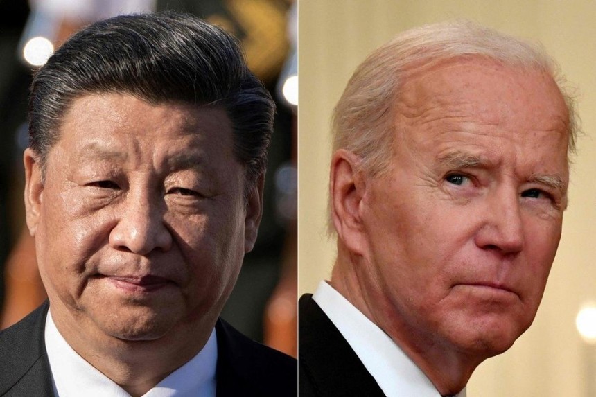 Chủ tịch Trung Quốc Tập Cận Bình (trái) và Tổng thống Mỹ Joe Biden. Ảnh: AFP.