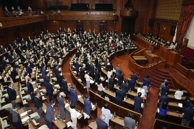Toàn cảnh một phiên họp Thượng viện Nhật Bản tại Tokyo ngày 8/6/2022. (Ảnh: Kyodo/TTXVN).