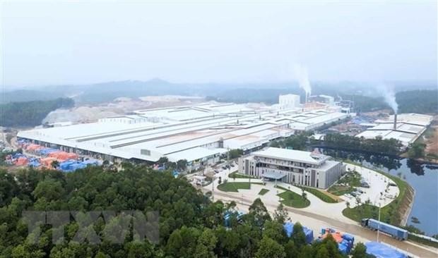 Khu công nghiệp Thái Hòa-Liễn Sơn-Liên Hòa ở huyện Lập Thạch, tỉnh Vĩnh Phúc. (Ảnh minh họa: Nguyễn Thảo/TTXVN).