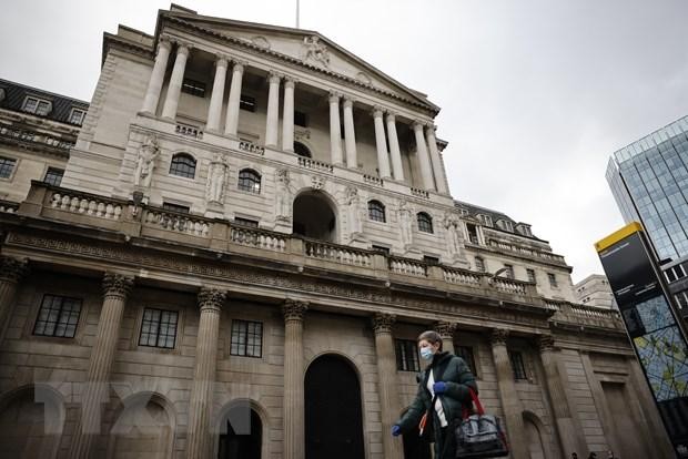 Trụ sở Ngân hàng trung ương Anh tại London. (Ảnh: AFP/TTXVN)