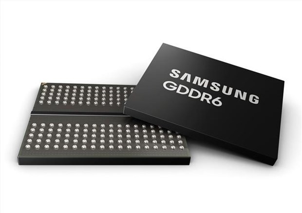 Một loại chip của hãng Samsung. (Ảnh: Yonhap/TTXVN).