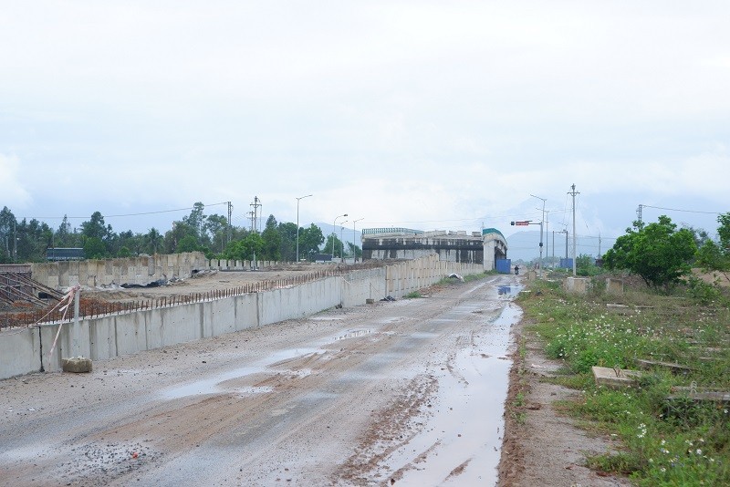 Dự án Đường vành đai phía Tây một trong những công trình trọng điểm của Đà Nẵng đang chậm tiến độ.