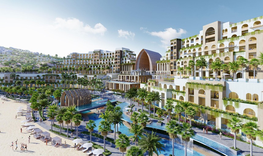 Cap Padaran Mũi Dinh do Công ty Tư vấn NDA Group (Cộng hoà Pháp) - đạt giải nhất tại cuộc thi kiến trúc quốc tế Cityscap năm 2019 tại Dubai - thiết kế