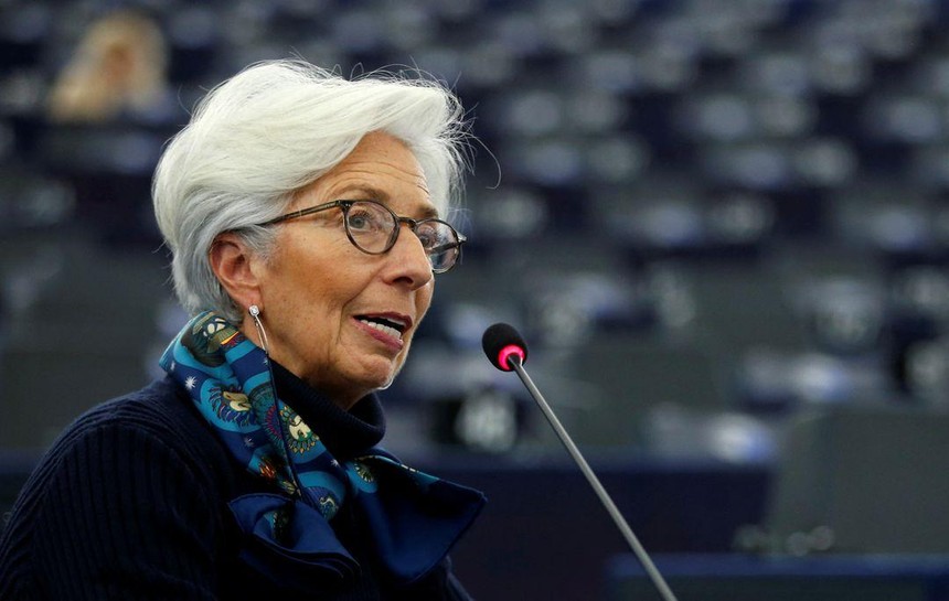 Chủ tịch Ngân hàng Trung ương Châu Âu (ECB) Christine Lagarde