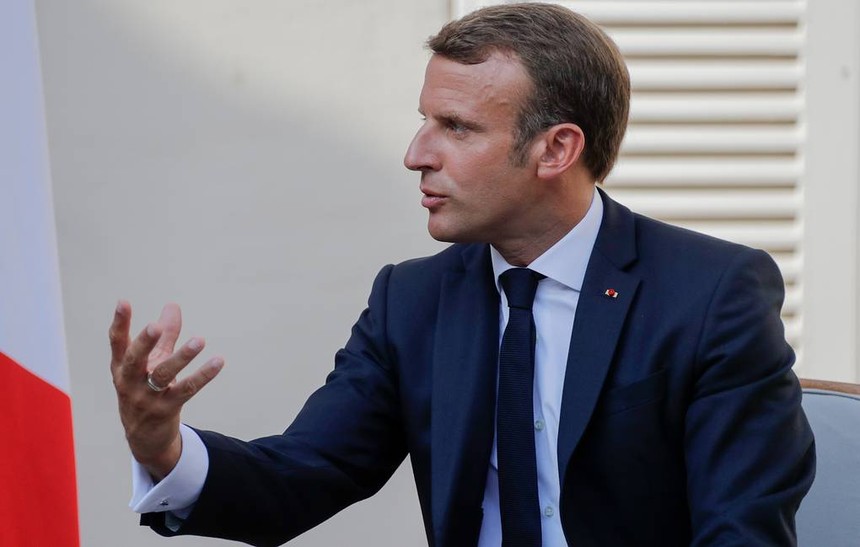 Tổng thống Pháp Emmanuel Macron. Ảnh: TASS.